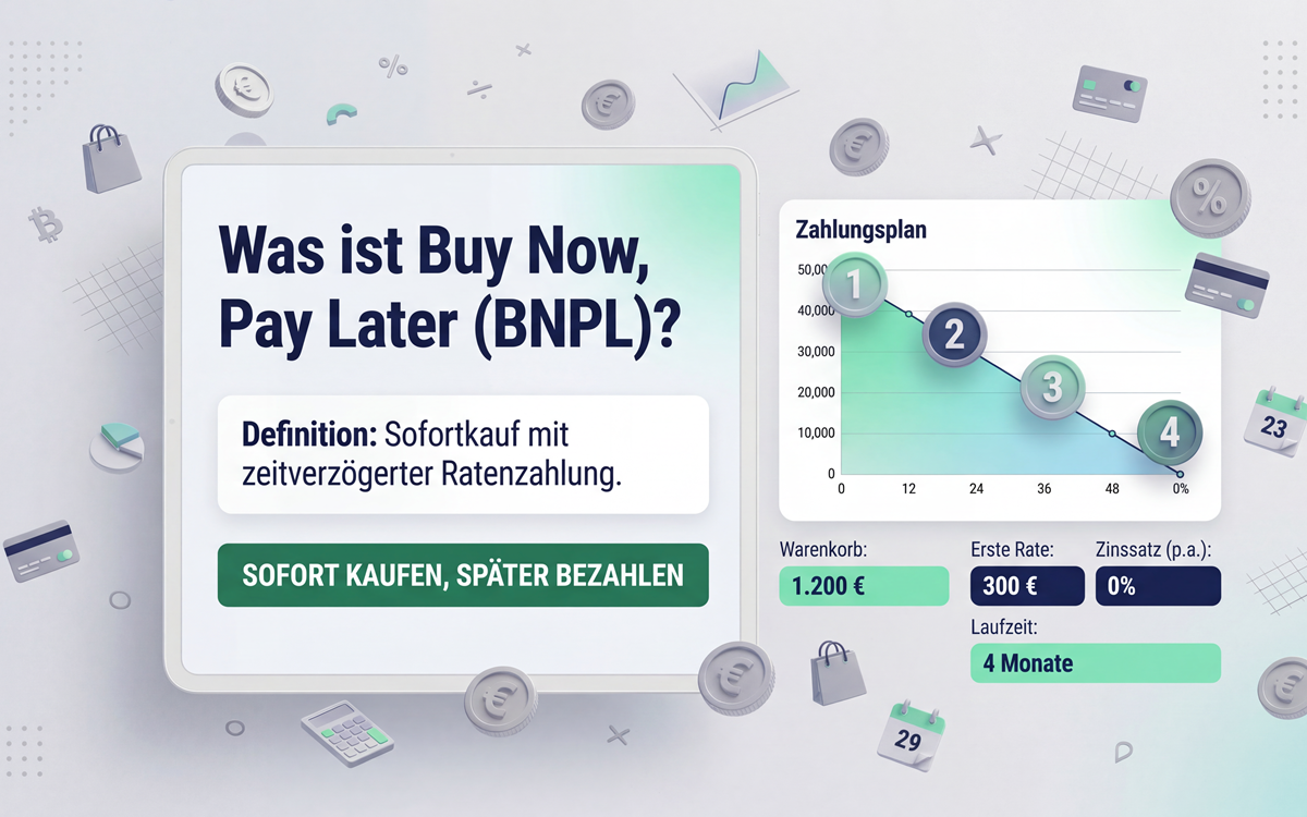 Was ist Buy Now, Pay Later (BNPL) Definition & Funktionsweise